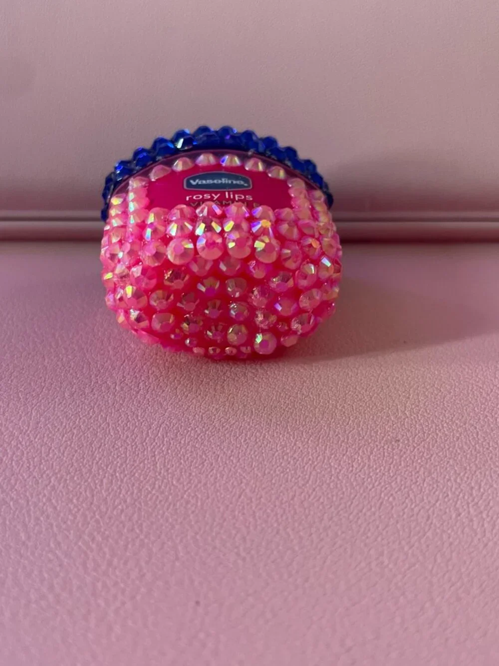 Blinged Vaseline Rosy Lips Lip Balm